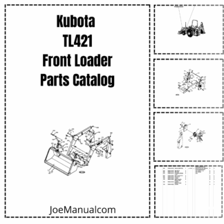 Kubota TL421 Front Loader Parts Catalog