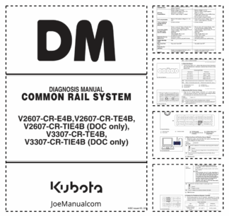 Kubota V3307 Engine Diagnosis Manual