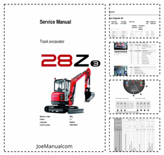Neuson 28Z3 Track Excavator Service Manual