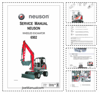 Neuson 6502 Mobile Excavator Service Manual
