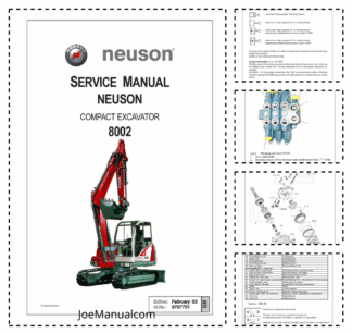 Neuson 8002 Track Excavator Service Manual