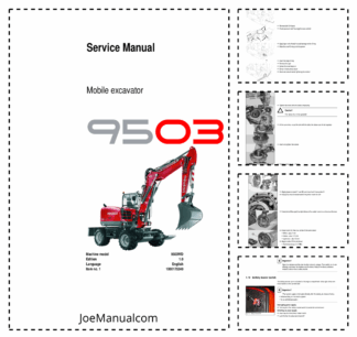 Neuson 9503WD Mobile Excavator Service Manual