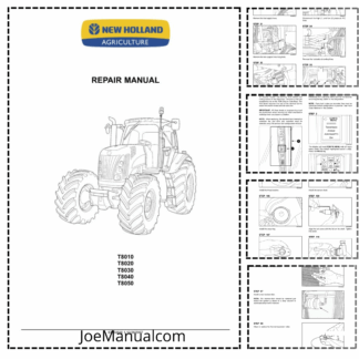 New Holland T8010 T8020 T8030 T8040 T8050 Tractor Repair Manual