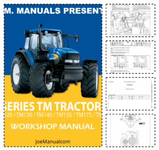 New Holland TM130 TM140 TM155 TM175 TM170 TM Series Tractors Repair Manual