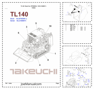 Takeuchi TL140 Loader Parts Catalog