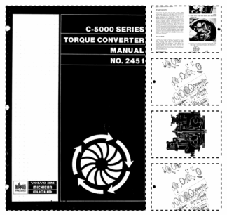 Volvo C5000 Torque Converter Service Manual