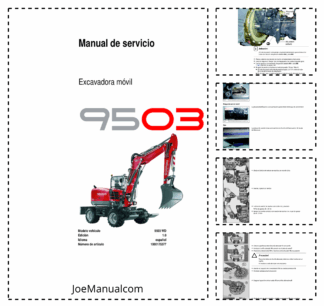 Wacker Neuson 9503 WD Excavator Service Manual
