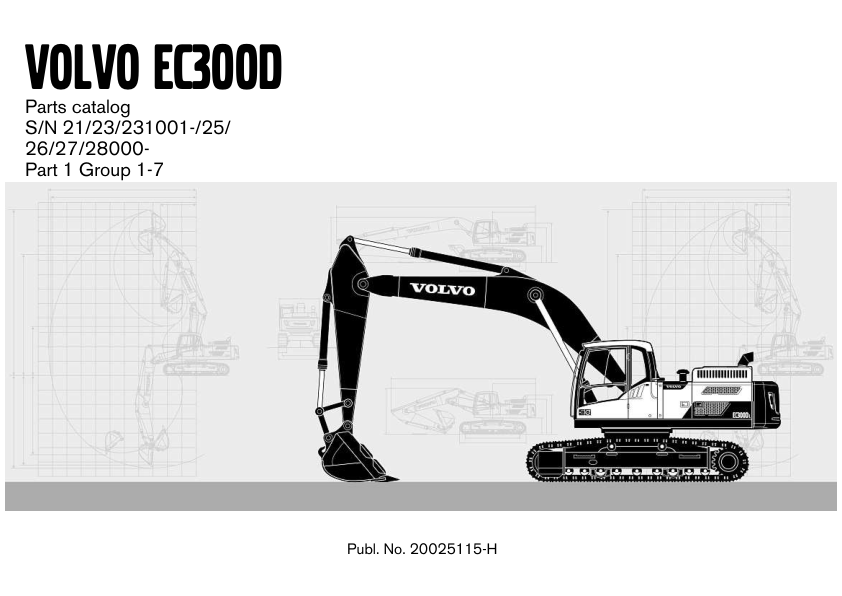 Volvo EC300D Crawler Excavator Parts Catalog - Image 2