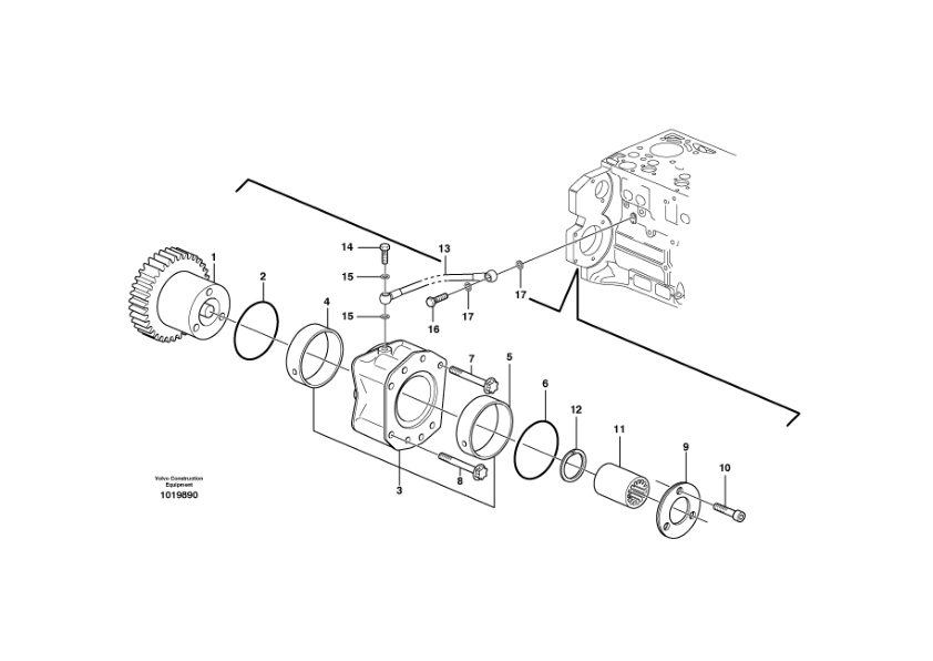 Volvo EC300D Crawler Excavator Parts Catalog - Image 8