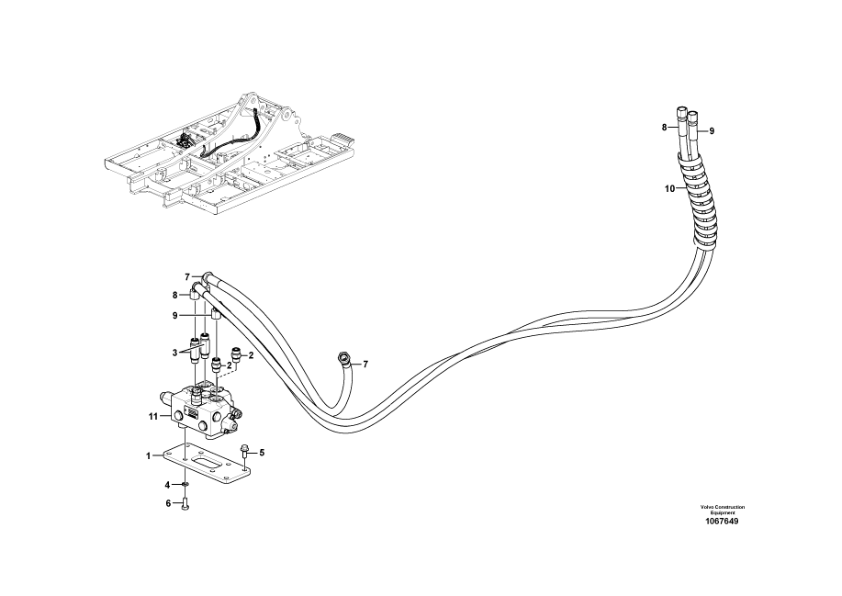 Volvo EC300D Crawler Excavator Parts Catalog - Image 10