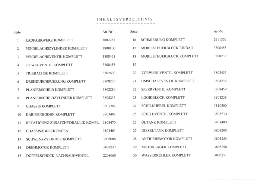 Wacker Neuson WD 3800 Excavator Parts Catalog - Image 3