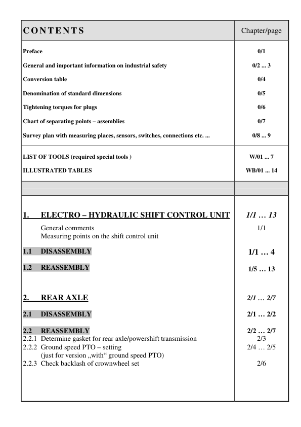 ZF Powershuttle T-7100 KT Transmission Repair Manual - Image 4