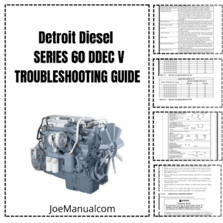 Detroit Diesel - SERIES 60 DDEC V TROUBLESHOOTING GUIDE