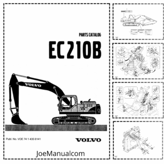 Volvo EC210B Crawler Excavator Parts Manual