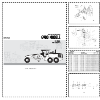 Volvo G930 G940 G946 G960 G970 G976 G990 Motor Grader Parts Catalog