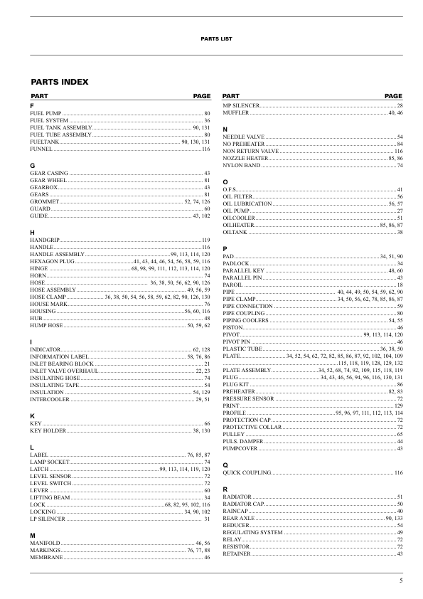 Atlas Copco PTS 916 Portable Compressor Parts List - Image 4