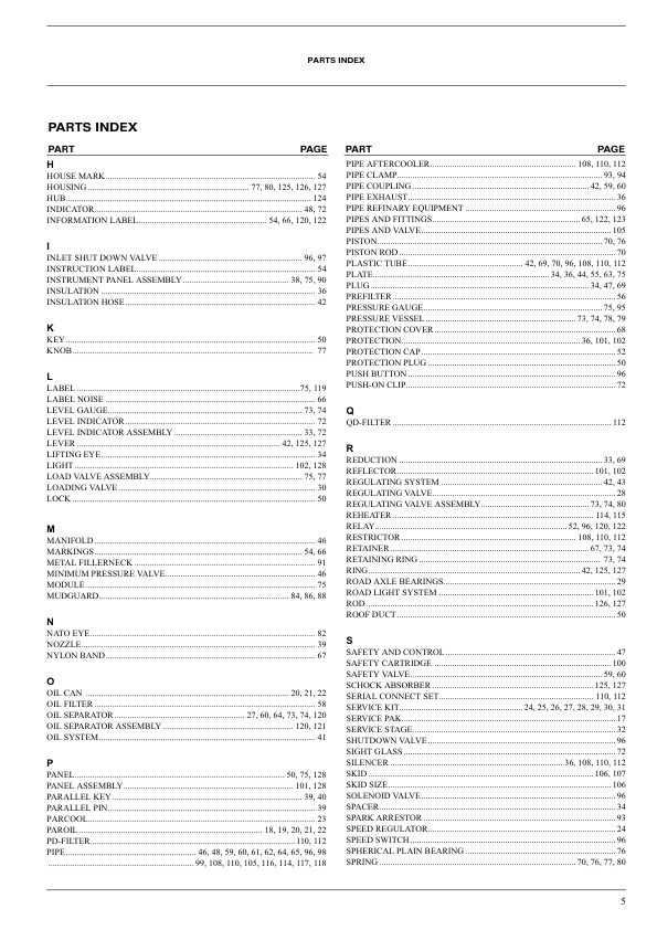 Atlas Copco XAHS 106 DD Portable Compressors Parts List - Image 4