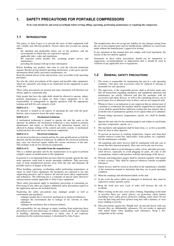 Atlas Copco XAHS 186 DD Portable Compressor Parts List - Image 8