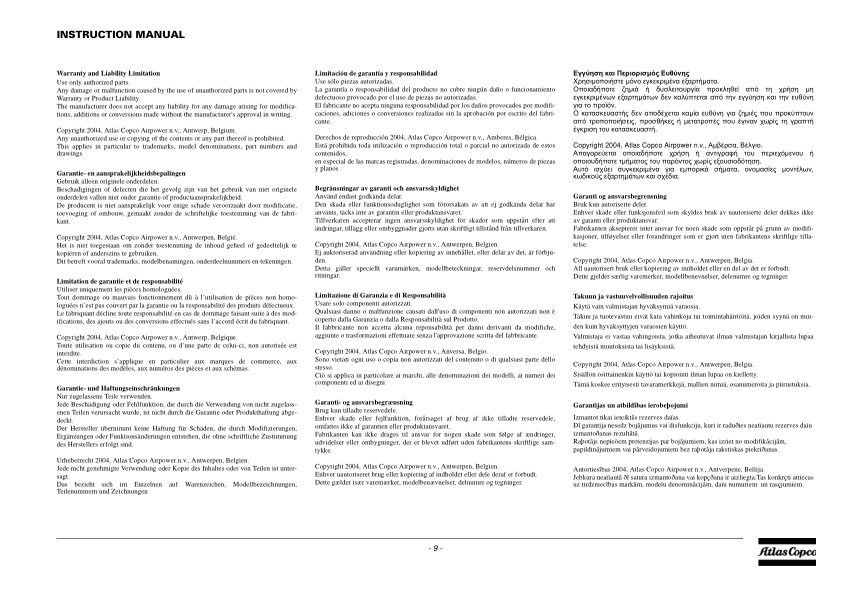 Atlas Copco XAHS 237 CD Portable Compressor Parts List - Image 6