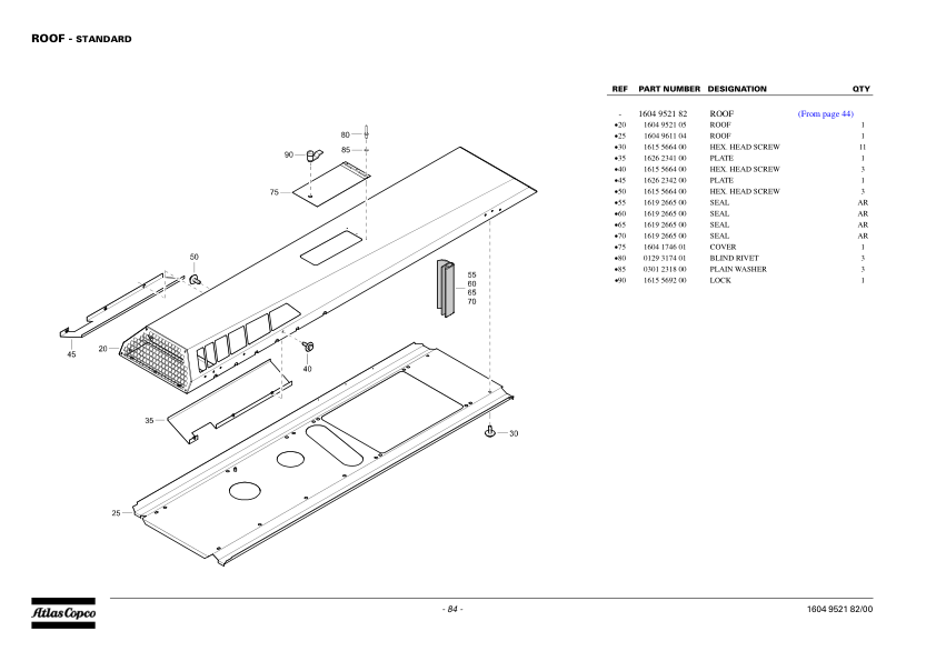 Atlas Copco XAHS 237 CD Portable Compressor Parts List - Image 10