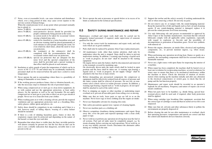 Atlas Copco XAHS 237 CD Portable Compressor Parts List - Image 8