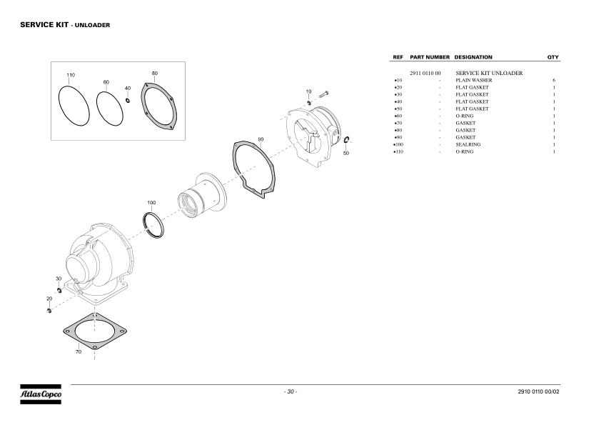 Atlas Copco XAMS 287 CD Portable Compressor Parts List - Image 8
