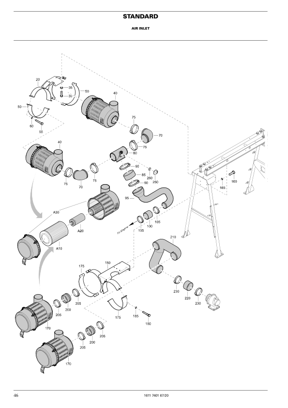 Atlas Copco XAMS 496 XAMS 1050 CD6 Portable Compressor Parts List - Image 11