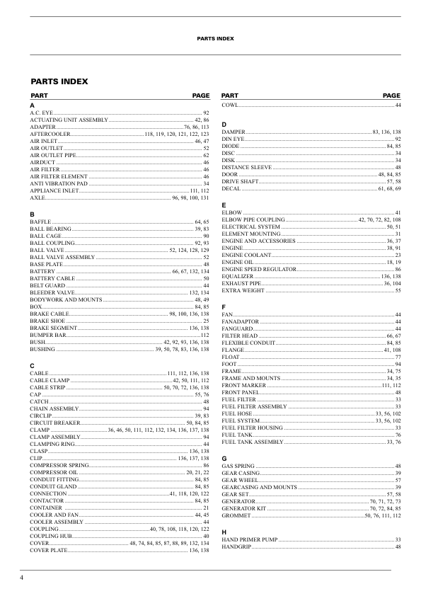 Atlas Copco XAS 136 DD Portable Compressors Parts List - Image 3