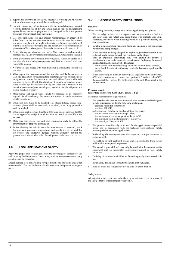 Atlas Copco XAS 136 DD Portable Compressors Parts List - Image 9