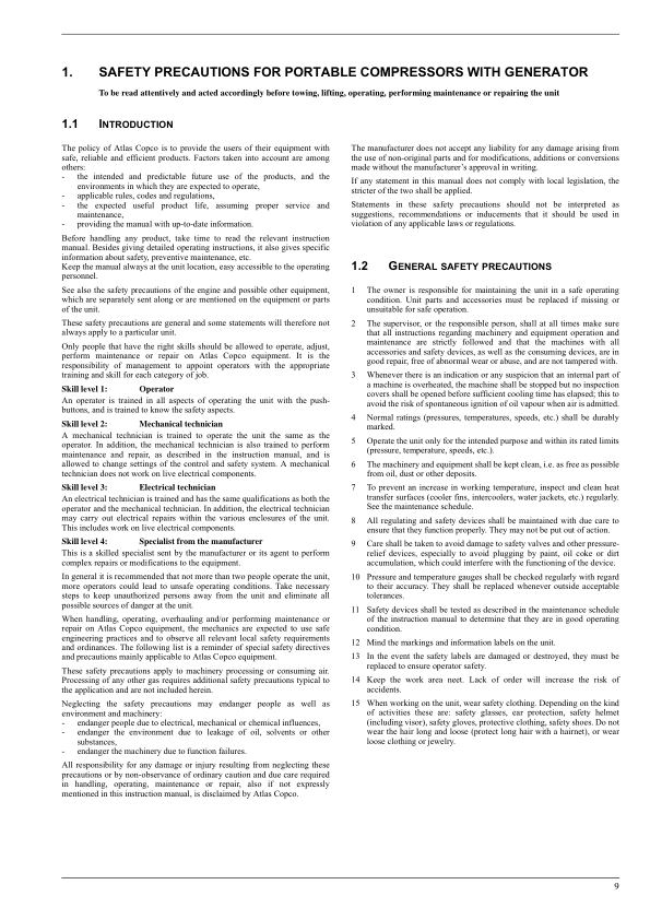 Atlas Copco XAS 136 DD Portable Compressors Parts List - Image 8