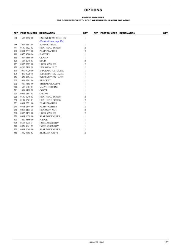 Atlas Copco XAS 186 DD Portable Compressor Parts List - Image 10