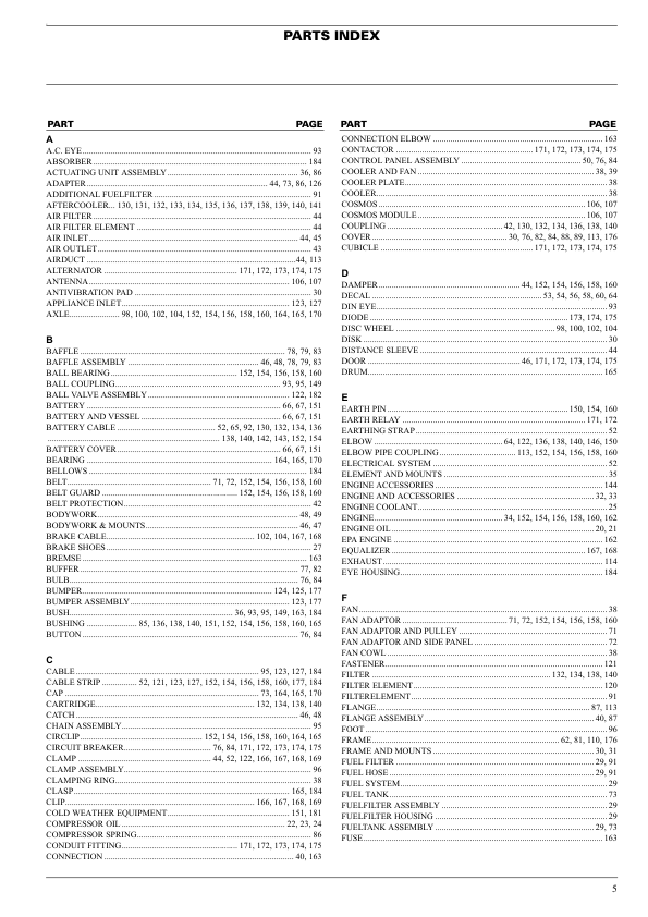 Atlas Copco XAS 47 DD XAS 90 DD7 Portable Compressors Parts List - Image 3