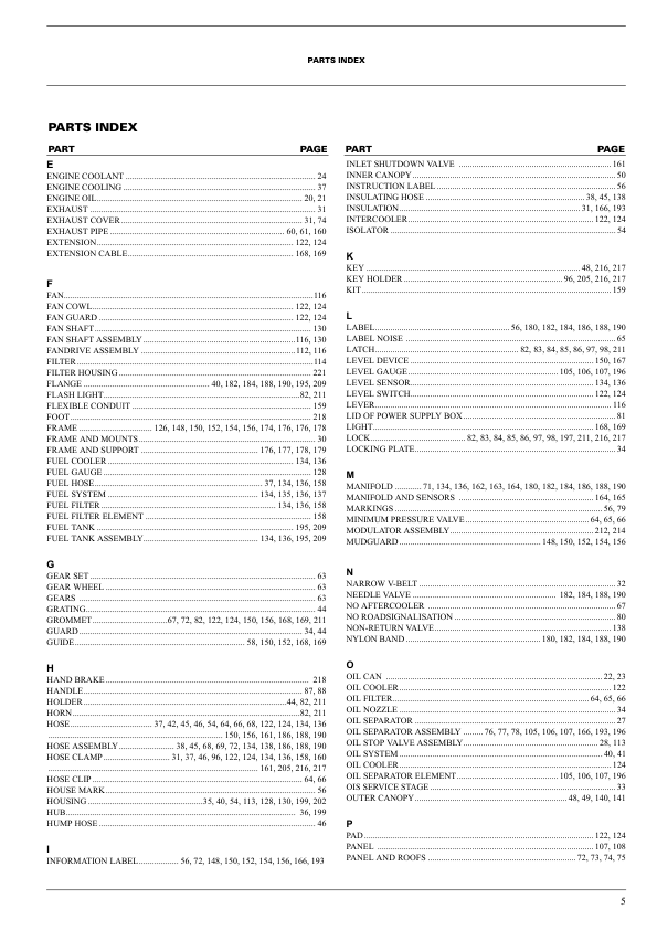 Atlas Copco XATS 376 Portable Compressor Parts List - Image 4