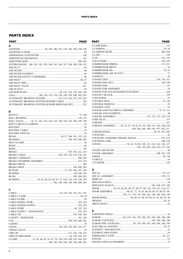 Atlas Copco XATS 376 Portable Compressor Parts List - Image 3