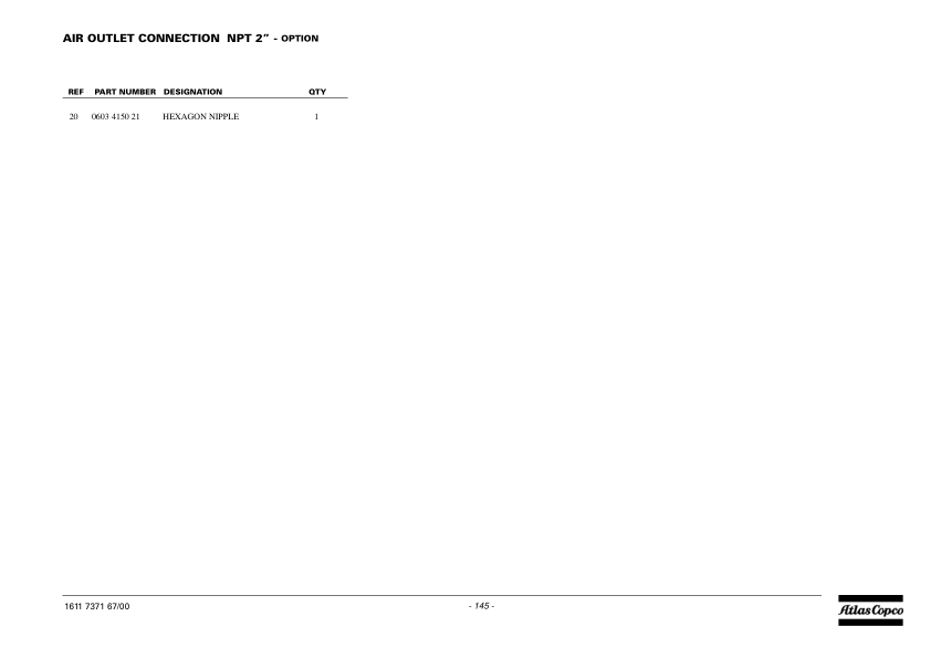Atlas Copco XATS 377 XATS 800 CD7 Portable Compressor Parts List - Image 7