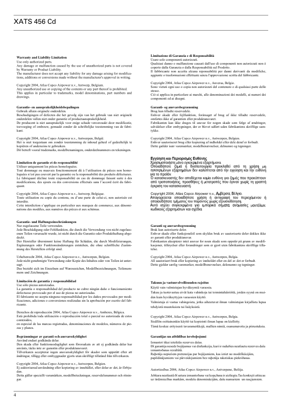 Atlas Copco XATS 456 Portable Compressor Parts List - Image 3