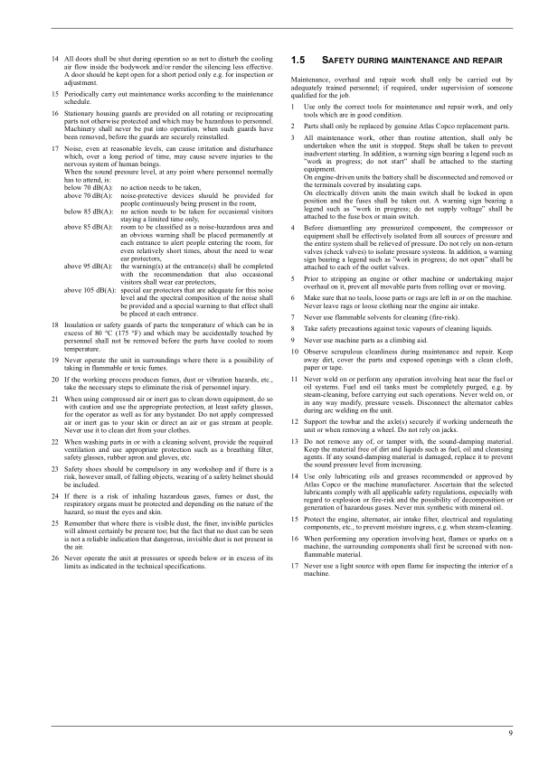 Atlas Copco XATS 456 Portable Compressor Parts List - Image 7