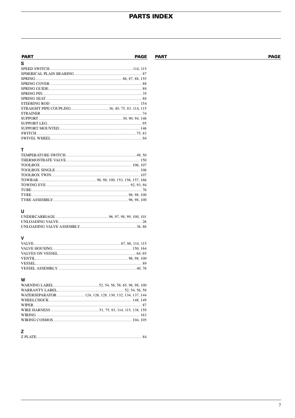 Atlas Copco XATS 67 DD XATS 125 DD7 Portable Compressors Parts List - Image 5