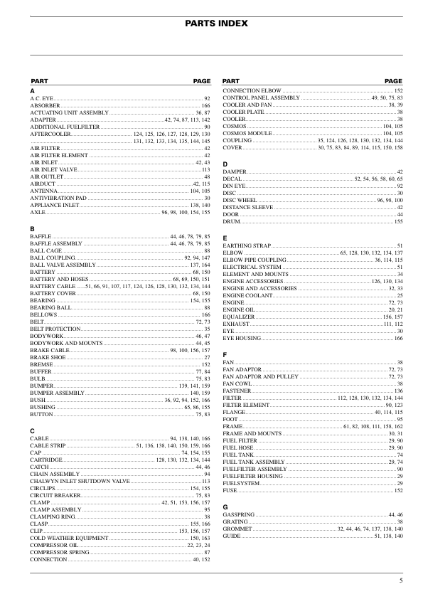 Atlas Copco XATS 67 DD XATS 125 DD7 Portable Compressors Parts List - Image 3