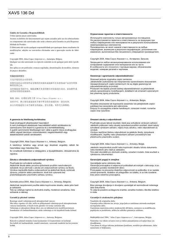 Atlas Copco XAVS 136 Portable Compressor Parts List - Image 7