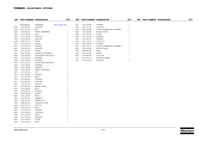 Atlas Copco XAVS 307 CD Portable Compressor Parts List - Image 7