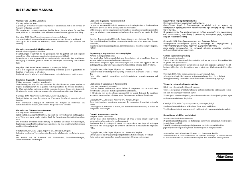 Atlas Copco XAVS 307 CD Portable Compressor Parts List - Image 6