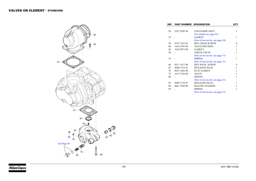 Atlas Copco XAVS 307 CD Portable Compressor Parts List - Image 8