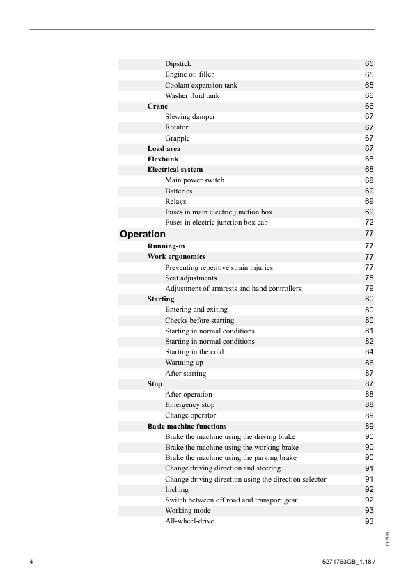 Komatsu 835 845 855.1 865 895 Forwarders Operators Manual - Image 5