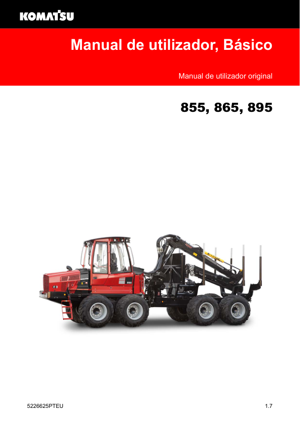 Komatsu 855 865 895 Forwarders Operators Manual - Image 2