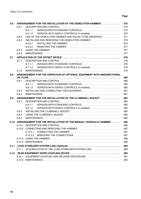 Komatsu WB97S-2 Backhoe Loader Operation Maintenance Manual - Image 9