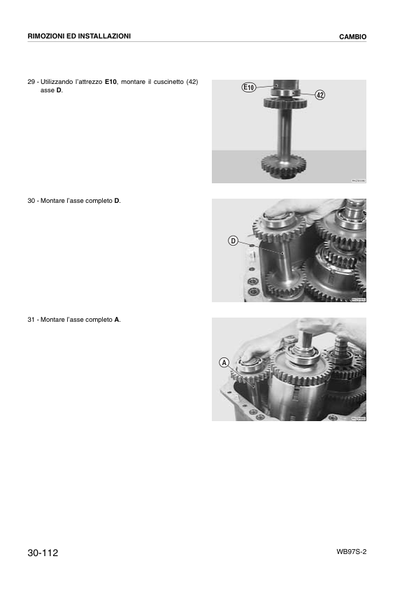 Komatsu WB97S-2 Backhoe Loader Service Manual - Image 11