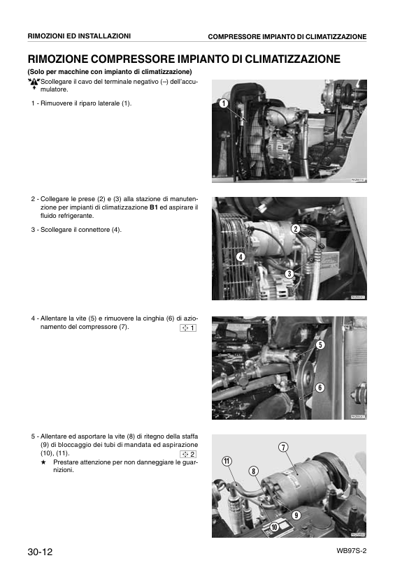 Komatsu WB97S-2 Backhoe Loader Service Manual - Image 8