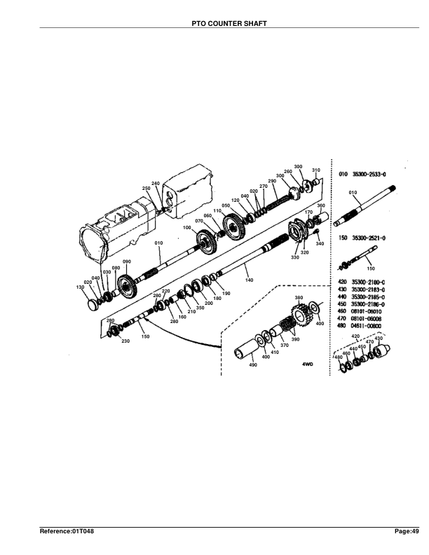 Kubota L295DT Tractor Parts Manual - Image 9