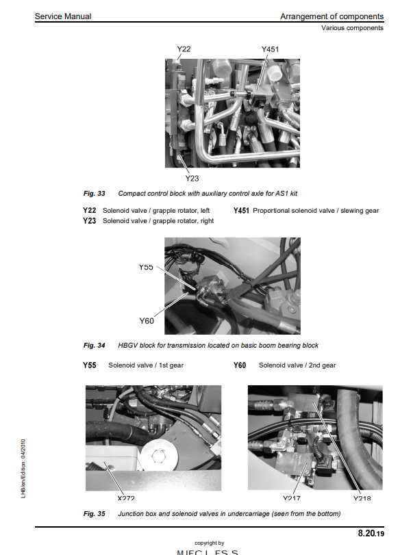 Liebherr A309 A311 A312 R313 A314 A316 R317 Litronic TCD Excavator Service Manual 2007-2011 - Image 10